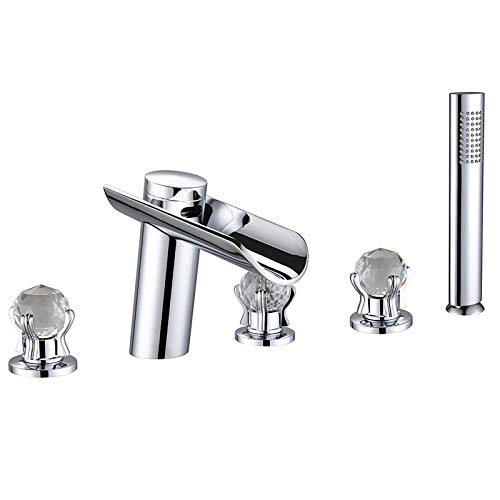 Robinet de baignoire en cascade mitigeur de douche encastrable moderne