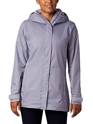 Columbia Women's Splash A Little II Jacket, New Moon Titch Diamond Print, XLarge