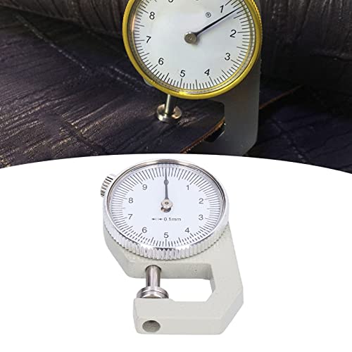 Calibrador de Dial de Grosor 0-10mm, Herramienta de Medición Redonda de Metal y Plástico para Joyería, Cuero y Tableros miniatura 5