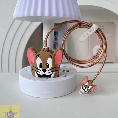 Like Star 18-20W Apple iPhone Power Adapter and Type C, Protective 3D Cartoon Character Silicone Case Cover, 360 Degree Full Protection (Jerry) (B0D37W9MWH) Amazon Price History, Amazon Price Tracker