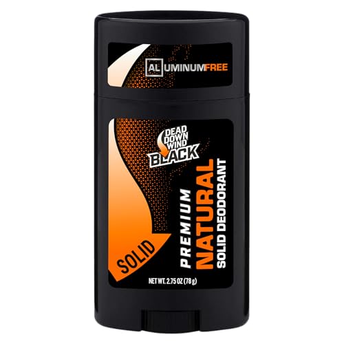 Dead Down Wind BLACK Premium Natural Deodorant Solid 2.75 oz