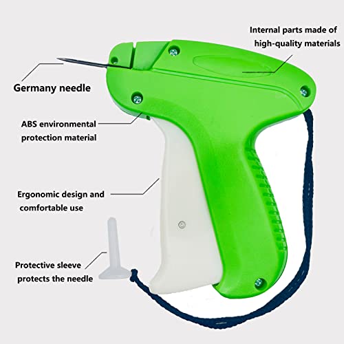 Tagging Gun For Clothing [New-Upgrade] With 6 Needles & 1000Pcs Barbs Fasteners, Standard Retail Price Tag Attachment Gun Kit Garment Tag Gun For Store Warehouse Consignment Garage Yard Retail Sale #TOP2