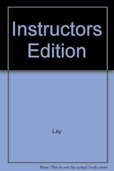 Hardcover Linear Algebra And it's Applications (Instructors Edition) Book