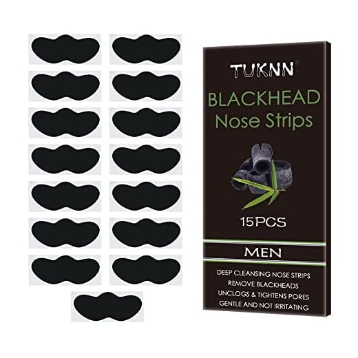 Tiras Nasales De Eliminación De Puntos Negros, Tiras De Espinillas, Blackhead Nose Strips, Nose Strips, Tiras De Limpieza Profunda Para Hombres, 15Piezas