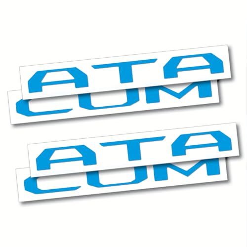 Image of (2 Sets) Prime Series UV Weatherproof Vinyl Decals for Glove Box Dashboard Letter Inserts Compatible fits Tacoma 2024-2026 (Gloss Blue)