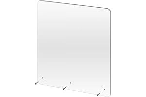 Premium Acrylic Splash Guard: 24" x 30" Transparent Barrier for Countertops, Stores, and Desks