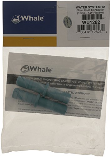 Whale Barbed Chape 1/2 vert raccord cannelé double étanchéité pack de 2 - 2