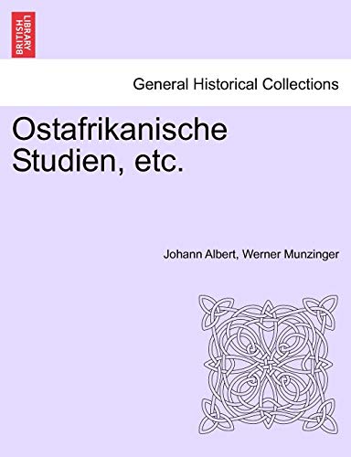 Ostafrikanische Studien, etc. (German Edition)
