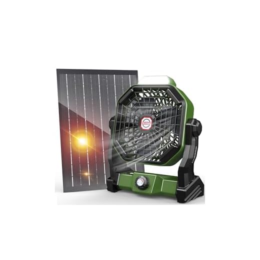 JINLICTE Portable Camping Fan with LED Lantern, 10400mAh 9 inch Rechargeable Battery Operated Tent Fan, Quiet and Strong Wind, Hang Hook, Perfect Outdoor USB Fan for Picnic Barbecue Fishing Travel