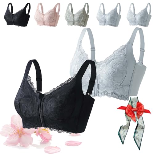 Eleganta Ziplacy Bra,Eleganta Bras,Ziplacy - Ultra Soft Front Zip Wireless Lifting Bra