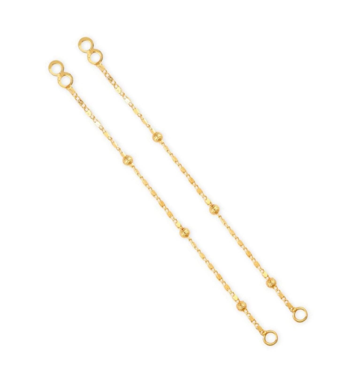 Soni jewellery Single Layer Gold Plated Gold-Tone Kan Chain Accessory For Women/Girls Ear Thread, (B0C8ZS7XSR) Amazon Price History, Amazon Price Tracker