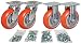 Toolbox Caster Set | 6
