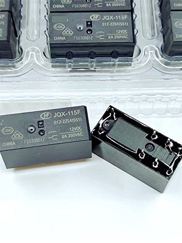 Relais 12V JQX-115F 012-2ZS4 8A à 8 broches pour circuit imprimé