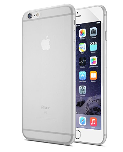 TOZO I2212 0.35mm -Lightweight Hard Protect Back Cover Bumper Semi Transparent for iPhone 6S Plus / 6 Plus 5.5 inch Matte White