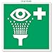 Aufkleber Augenspüleinrichtung 15x15, Zeichen Augendusche/Augenspülung/Notdusche