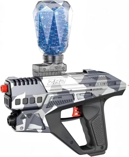 Electric Gel Ball Blaster, High Speed Automatic Splatter, Rechargeable Pistol with Digital Screen, Splatter Ball Toy for Outdoor Shooting Game, Ages...