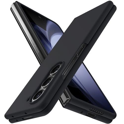 Galaxy Z Fold5 �P�[�X ���^ �l�C �y�� ���΂ݖh�~ SC-55D/SCG22 �X�}�z�P�[�X �Ռ��z�� PC�f�� �V���v�� �n�[�h �T���X�� �����Y�ی� �Ռ��z�� �ϋv �l�C �g�уJ�o�[ �u���b�N -15-ZFOLD5-18