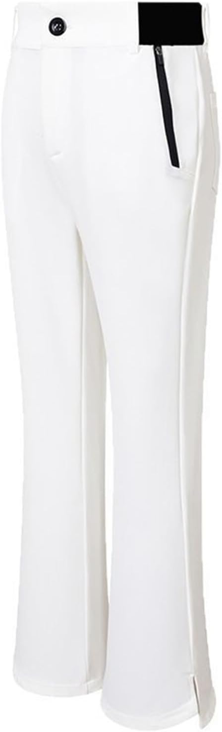 Oyolan Spring Summer Golf Sport Pants for Women - Wide Leg Elastic Flare Slim Fit Quick Dry Ice Silk Cool Outdoor Trousers