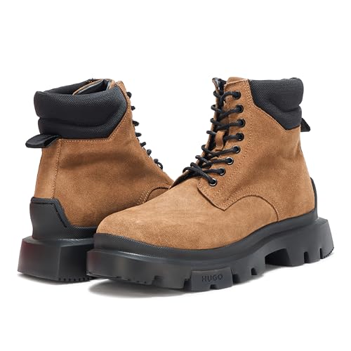 Image of HUGO mens Lace Up Chunky Boot