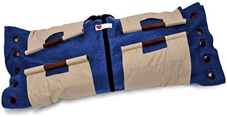 Sweet Goodbye Cocoon® - Eco-Friendly Pet Burial & Cremation Ceremony Kit (Premium Wool) - Casket for Dogs and Cats – Size for Every Breed (Choose Size & Color) (Large, Indigo)