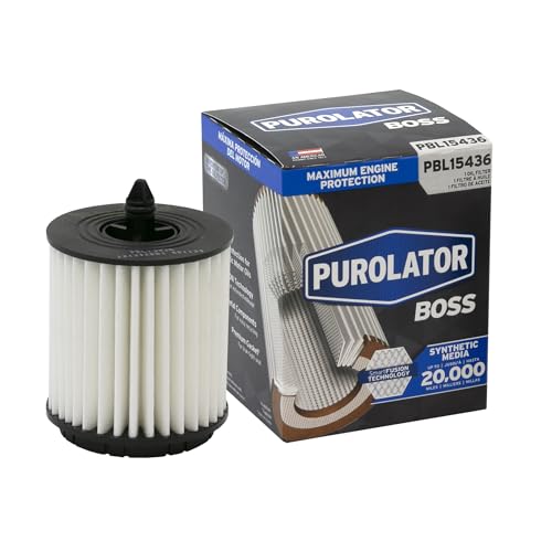 Purolator PBL15436 PurolatorBOSS Maximum Engine Protection Cartridge Oil Filter Compatible With Chevrolet Equinox, Malibu, Cobalt, HHR, Buick Verano, Saturn Ion, Vue, Regal, Pontiac G6 and GMC Terrain
