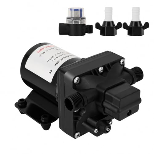 Shurflo 4008-101-E65 Hot and Cold Water Dispensers 55 Psi 3 Gallons Per Minute 7.5 Amps 12V Dc Rv Caravan Selfpriming Water Pump 4008101E65