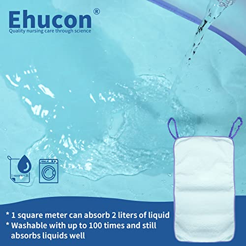 Image of Highly Absorbent Wheelchair Incontinence Pad for Elderly Care,4-Layer Soft Waterproof Seat Pads with Two Loop Handles, Washable and Reusable-18.9 inchX33.9 inch (Pack of 1 Count)