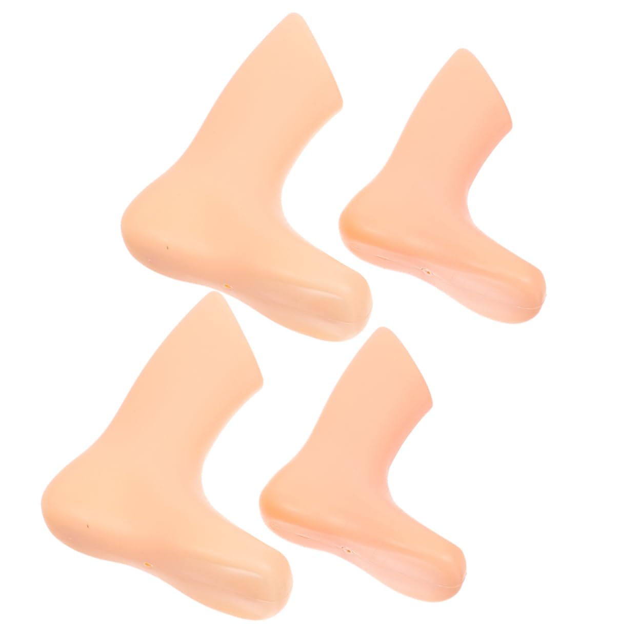 DOITOOL 4pcs Foot Mold Feet Mannequin Foot Sock Model Slipper Boy Sock Model Display Stand Shape Thin Male Ankle Babies Socks Realistic for Display Stand Socks Plastic
