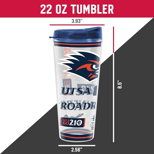 Image of Rico Industries NCAA College Double Wall Mayhem 16oz Or 20oz Tritan Tumbler W Lid
