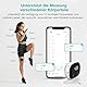 Fresum Smartes Körpermaß, Körpermaßband, LED-HD-Vollbild-Überwachung, Körperfett-Werkzeug für Fitness-Formung und Gewichtsverlust, Fitdays App Bluetooth-Maßband