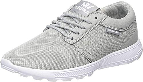 Supra Hammer Run, Sneakers Basses Mixte Adulte, Gris (Grey/White-White 046), 45 EU
