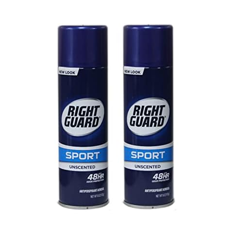 Right Guard Sport Unscented Antiperspirant Spray Cover