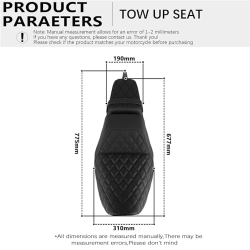 Sillín para conductor pasajero Nightster RH 975 asiento doble motocicleta de dos plazas 4