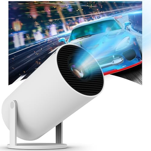 Mini Proyector Portátil con Android 11 Auto Keystone - WiFi 2.4G/...