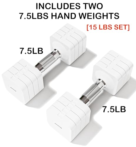 Image of 15LB 20LB 30LB 40LB 50LB Adjustable Dumbbell Set Free Weights Dumbbells Set for Women Men Hand Weights Sets Adjust Dumbbell Weight Sets for Home Gym Exercise Workout Strength Training Equipments