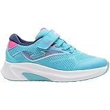 Chaussures de course pour garçon et fille. La version enfant du modèle Hispalis a été adaptée pour les plus petits qui commencent à courir. Offre une combinaison idéale de légèreté et d'amortissement.