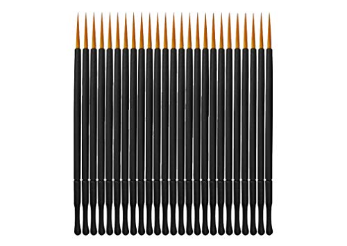 25 brosses synthétiques jetables Green Stuff World 2419 - 2