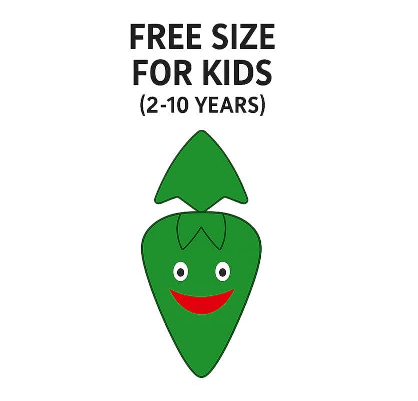 Image of FancyDressWale Fruit & Vegetable Fancy Dress Costume for Kids | Free Size 2-10 Years | School Fancy Dress, Stage Shows, Theme Parties