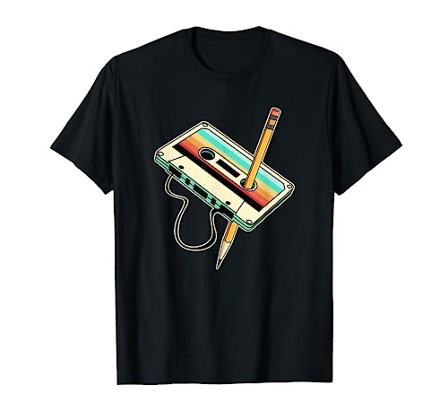 Cassette Fiesta Des Los 80 90 Retro Disfraz Camiseta