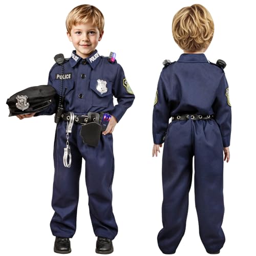 Disfraz de policía para niños y niñas miniatura 3