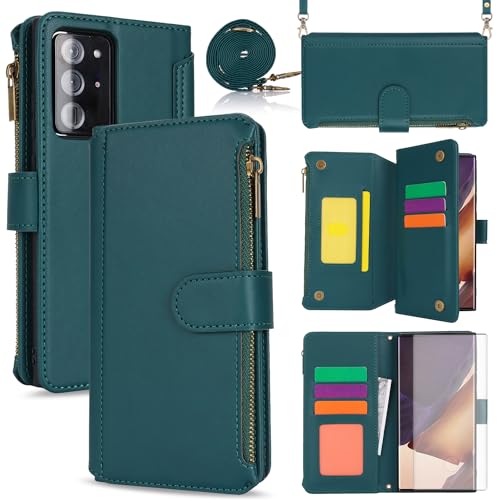 Étui Note 20 Ultra 5G anti-piratage RFID avec bandoulière pour éviter les vols