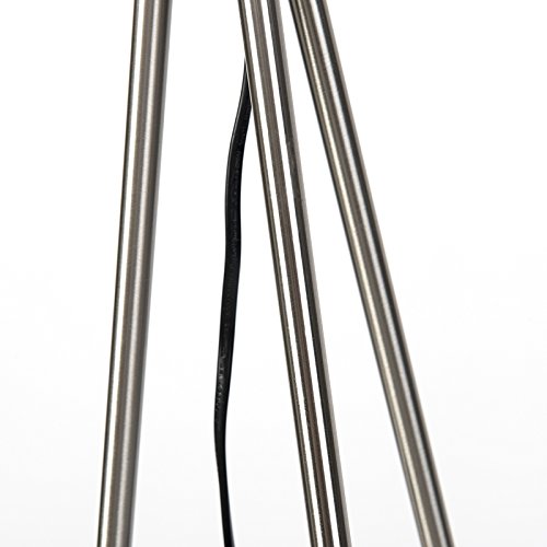 Qazqa Romantic Floor Lamp White Feather Modern Suitable For Led - View #3