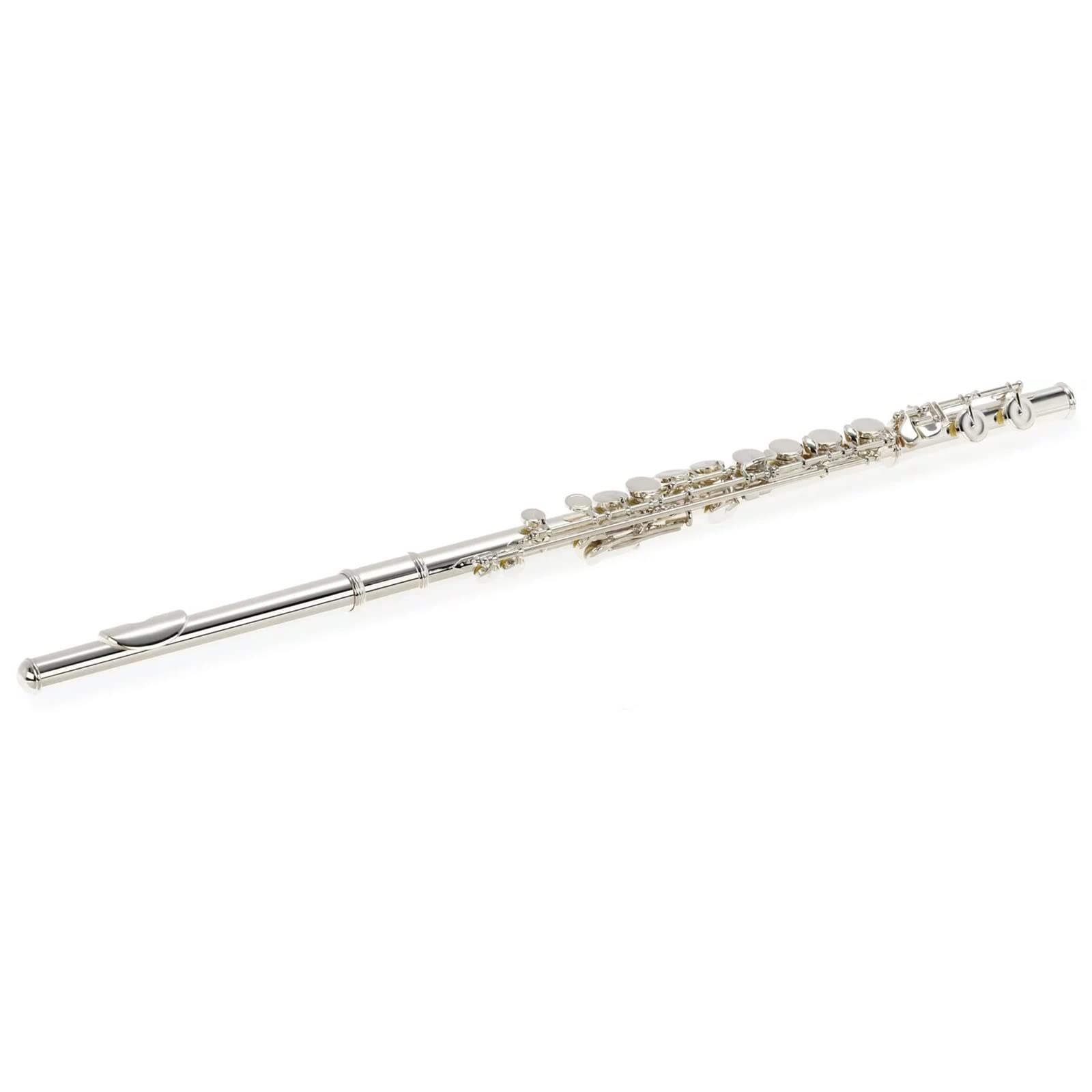 Flöteninstrument Sterling Silber Kopfstück Querflöte B Fußstück Versatz G Klappensystem Geteilte E-Mechanik Anfängerflöte Professionelles Querflöten