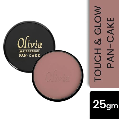 Image of Olivia Pan Cake 100% Waterproof 25g | Full Coverage Makeup Base | Smudge-Proof & Sweat-Resistant | Long-Lasting Velvety Finish | Hides Blemishes | For All Skin Types | Touch & Glow - 29