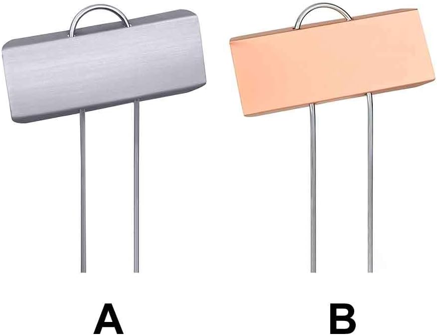 CenYC Plant Markers,10pcs Copper&Stainless Steel Plant Label with Waterproof,rustproof,Sturdy,Corrosion Resistance,Slightly Sloping Design,Tags for Garden,Yard