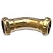 LASCO 03-3861 1-1/4-Inch Chrome Plated Brass Slip Joint Both Ends 45-Degree Elbow with Nuts and Washers