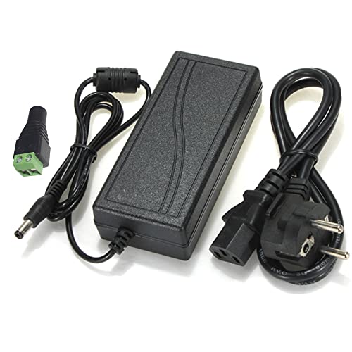 Transformador 12v DC 5A 60w Alimentador para Tiras Led Fuente de Alimentación 220v - 12v (12v 5A 60w)