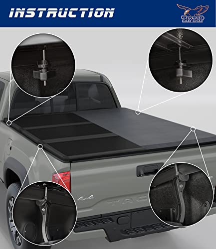 Tiptop Universal Replacement Parts for Hard Folding Tonneau Cover - Rear Clamp, Front Clamp, T-Bolt
