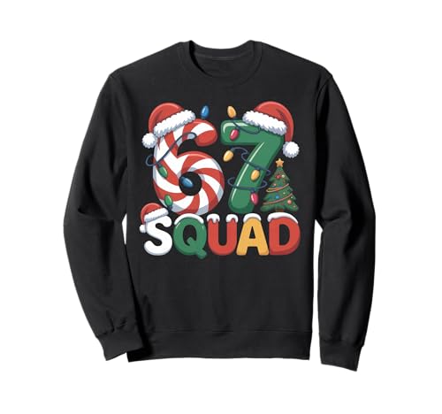 67 Squad Six Seven Funny Christmas 6 7 Meme �����Y ���f�B�[�X �L�b�Y �g���[�i�[