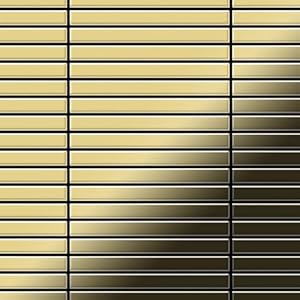 ALLOY Linear-BM Mosaikfliese Gold 0,94 m2